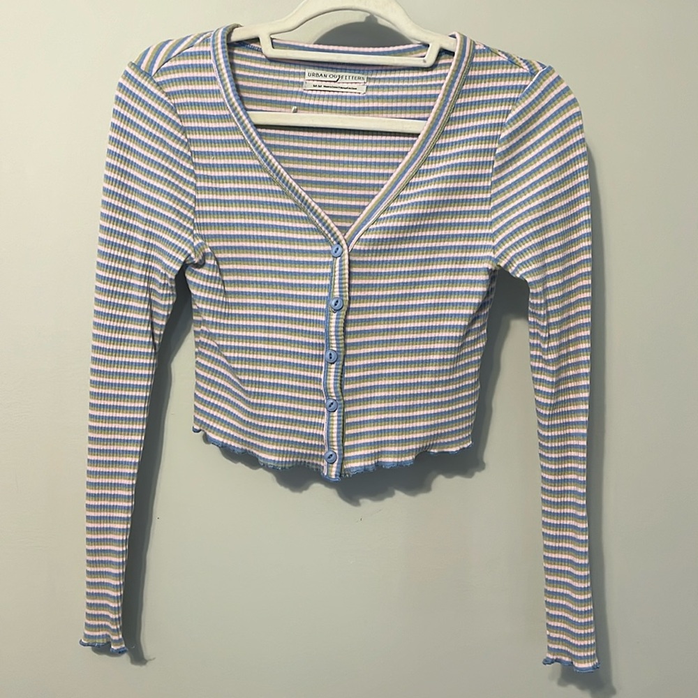 Urban outfitters striped cardigan women’s size medium